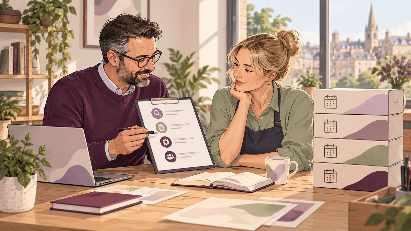 Editorial illustration: Protecting practice margins when supporting MTD sole traders