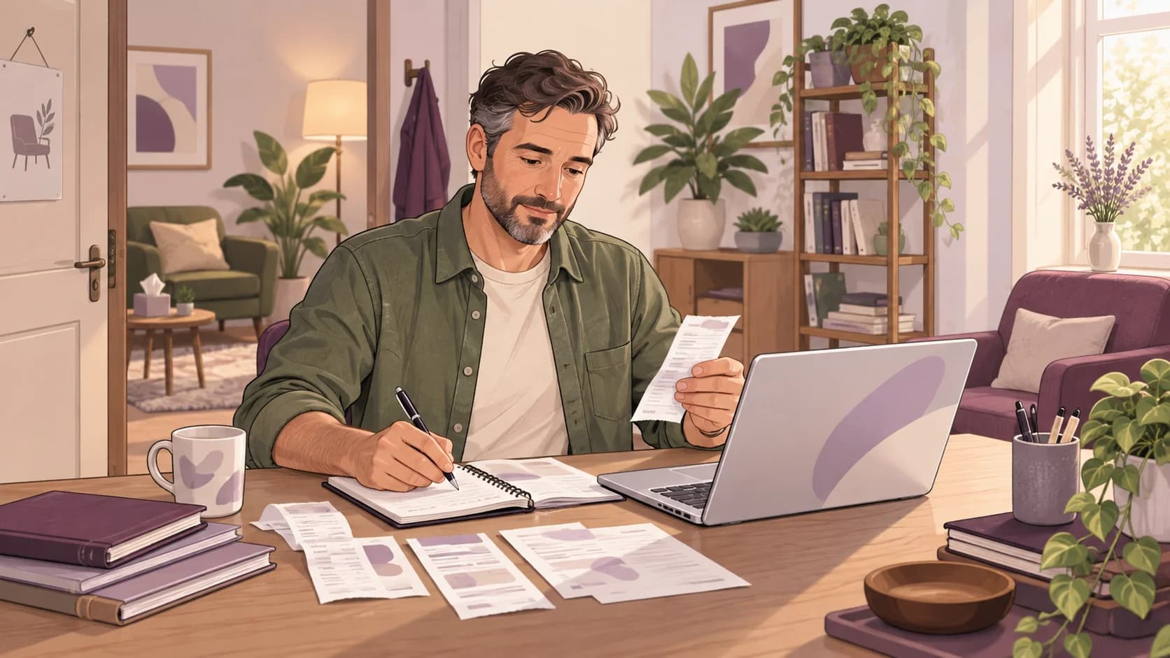 Editorial illustration: Private therapists: recording room hire, supervision and professional costs
