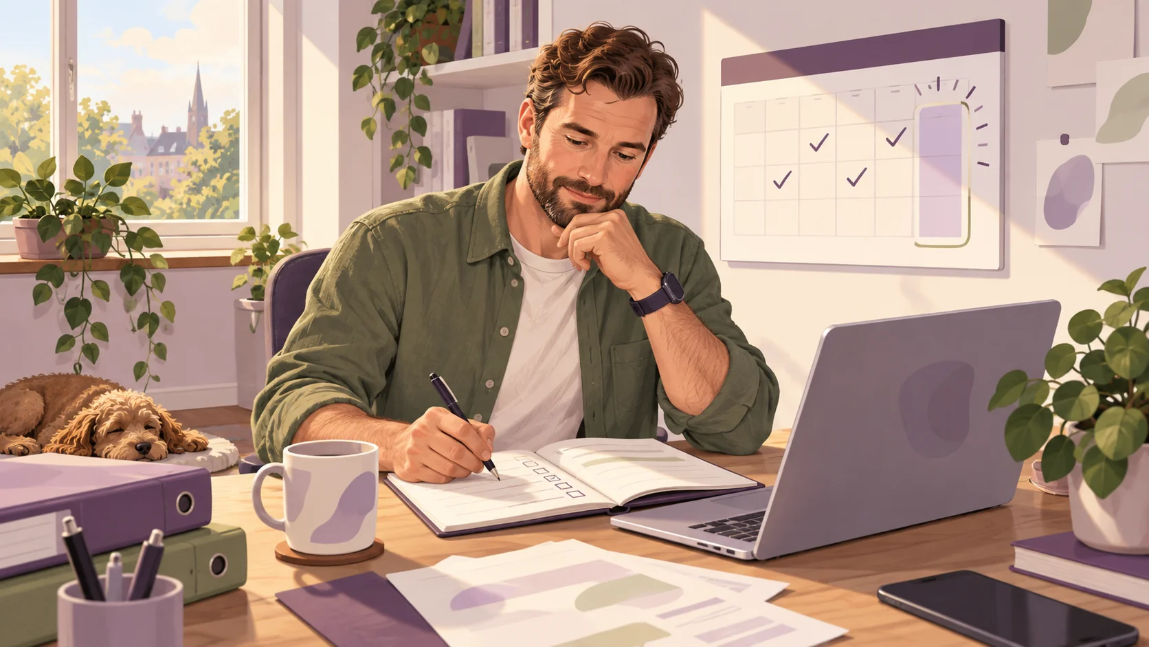 Editorial illustration: Five days before quarter end: a practical MTD preparation plan
