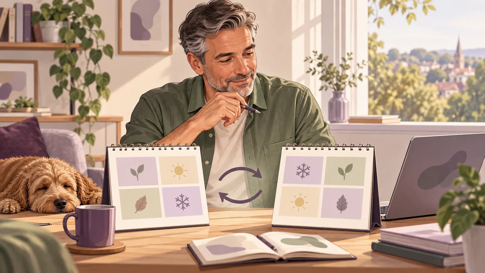 Editorial illustration: MTD reporting periods: standard tax quarters and calendar quarters