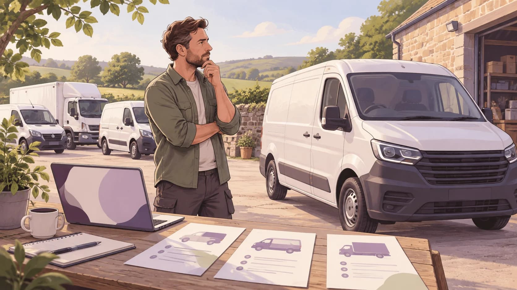 Editorial illustration: Commercial vehicles: Annual Investment Allowance, writing-down allowances and full expensing