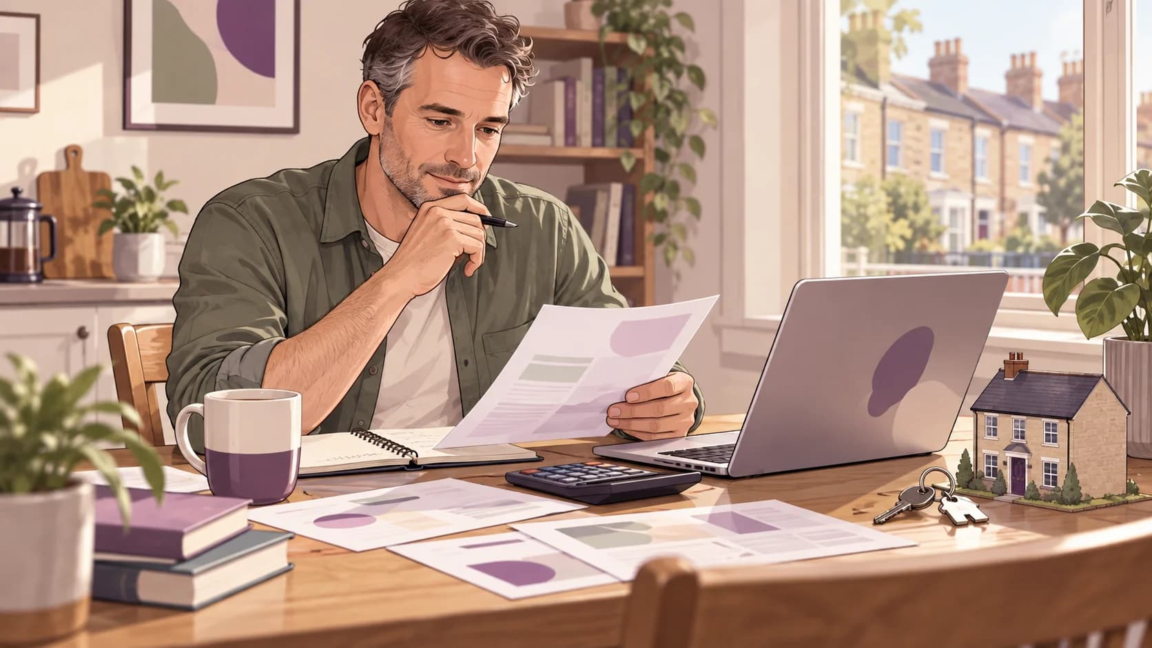 Editorial illustration: The £1,000 property allowance: how it interacts with MTD and expenses