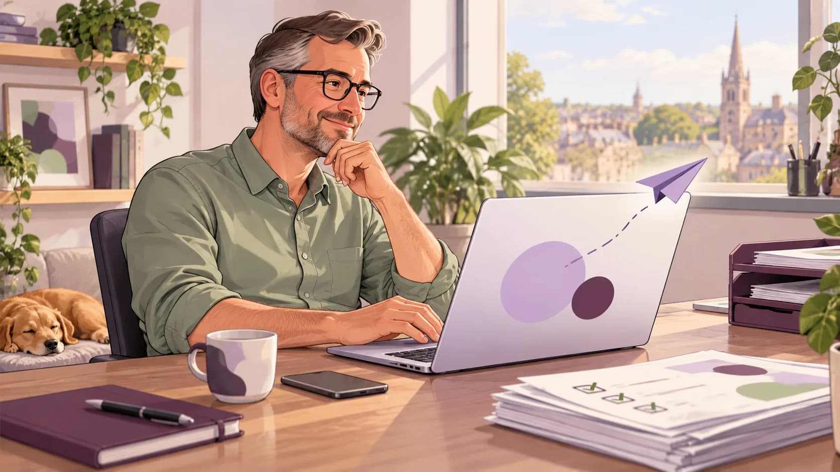 Editorial illustration: Making the final MTD submission step straightforward in Avona
