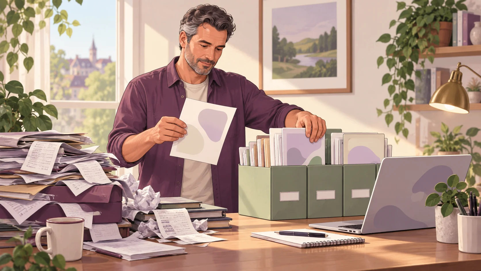 Editorial illustration: Preventing an MTD backlog from becoming an annual-return bottleneck
