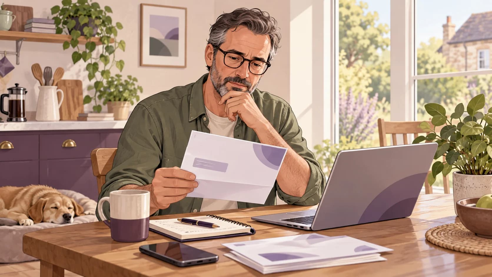 Editorial illustration: Receiving an HMRC MTD letter in September: how to respond