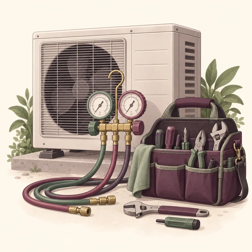 Illustration for air-conditioning and refrigeration engineers