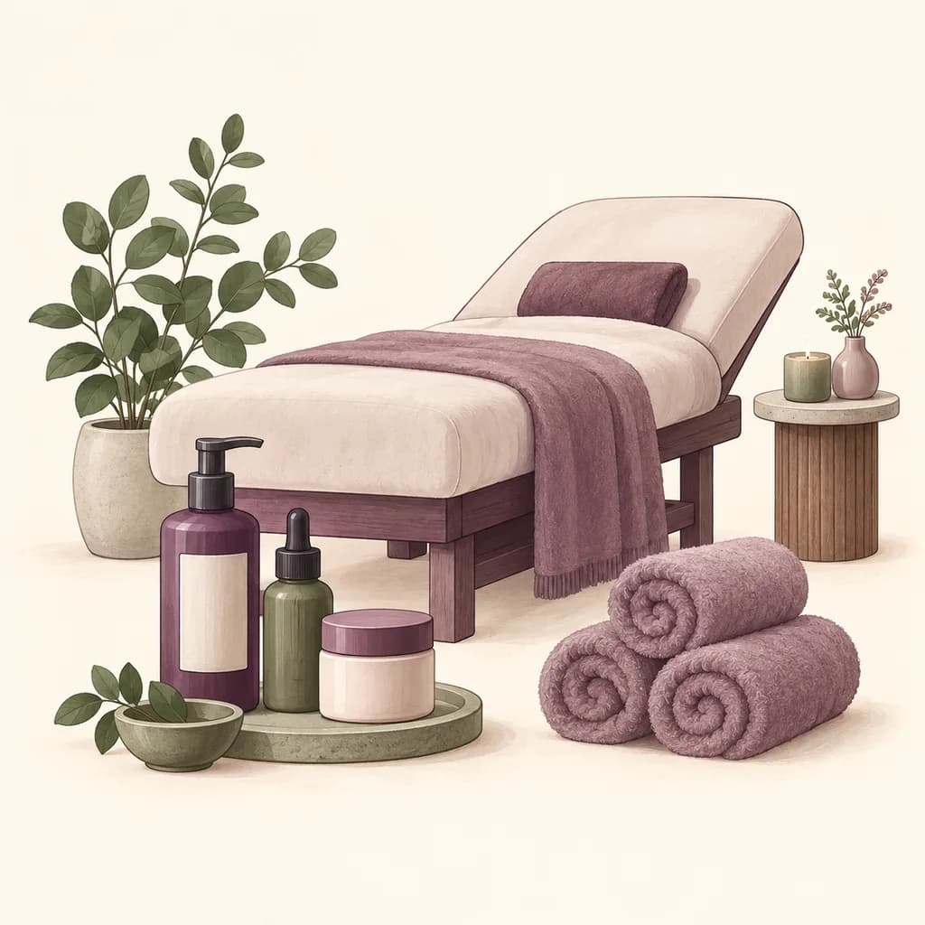 Illustration for beauty therapists