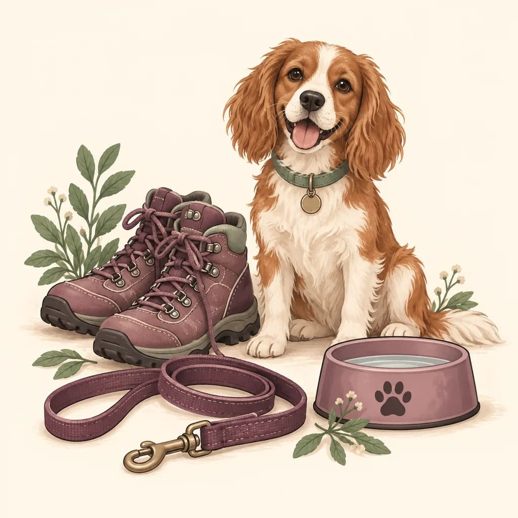 Illustration for dog walkers and pet sitters