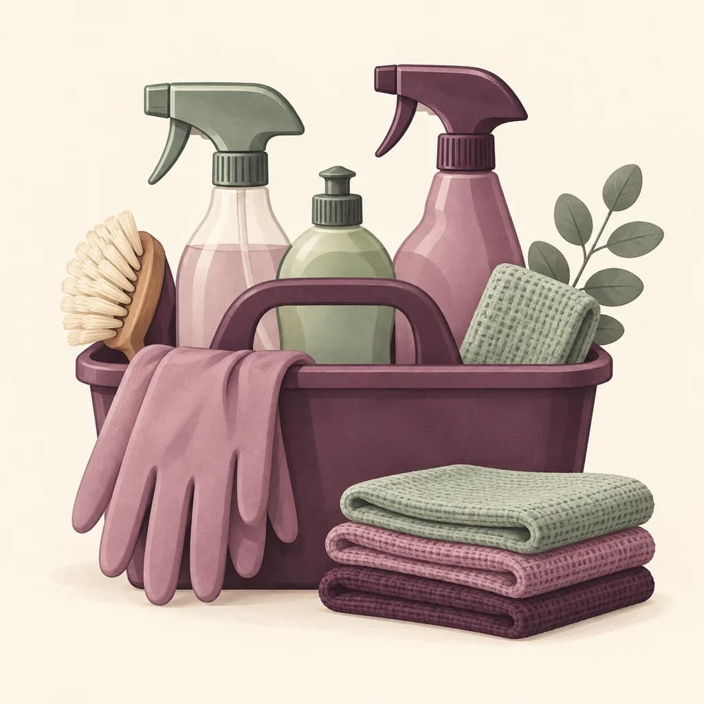 Illustration for domestic and commercial cleaners