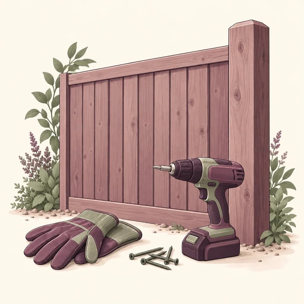 Illustration for fencing contractors