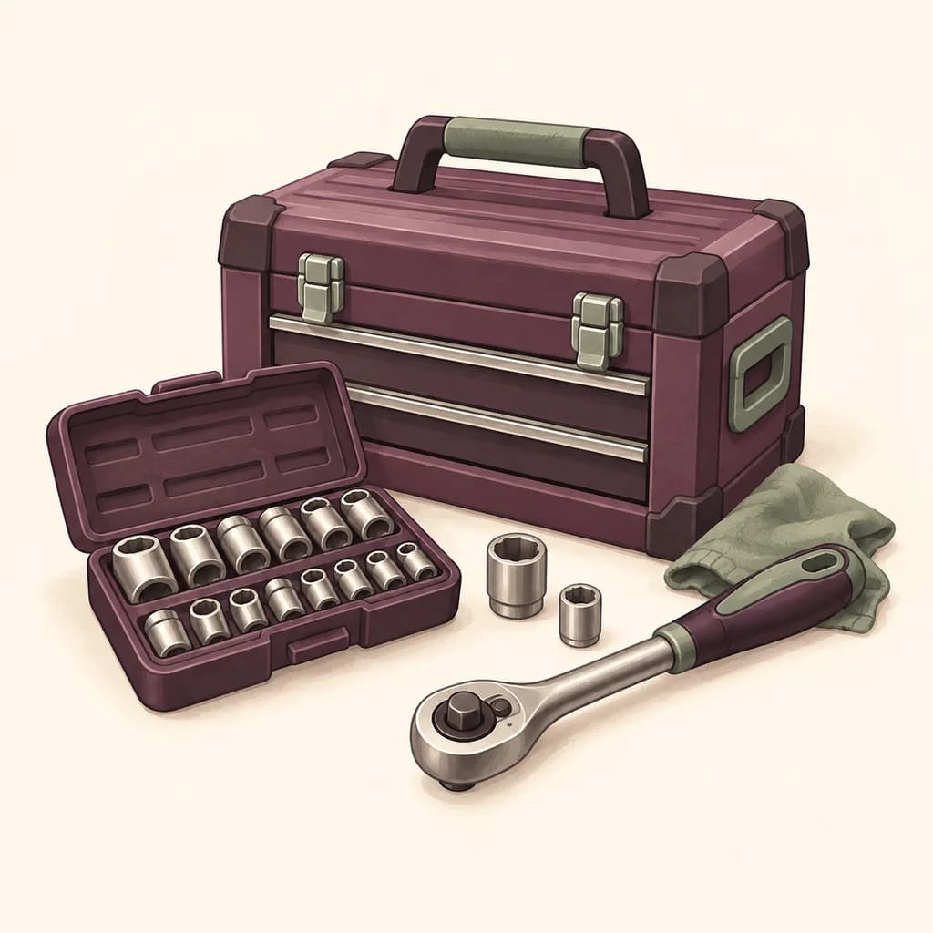 Illustration for mobile mechanics