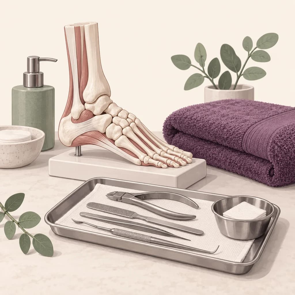 Illustration for podiatrists and chiropodists