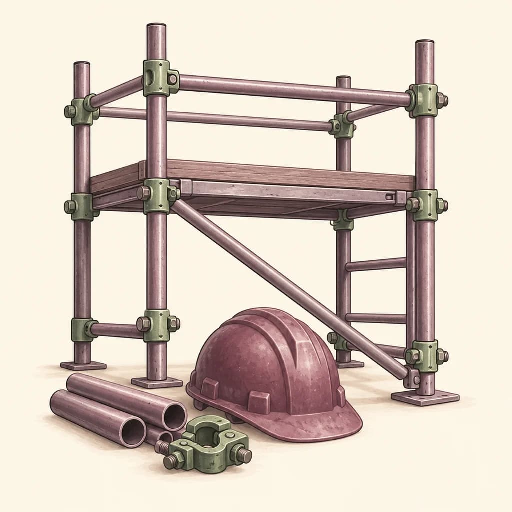 Illustration for scaffolders
