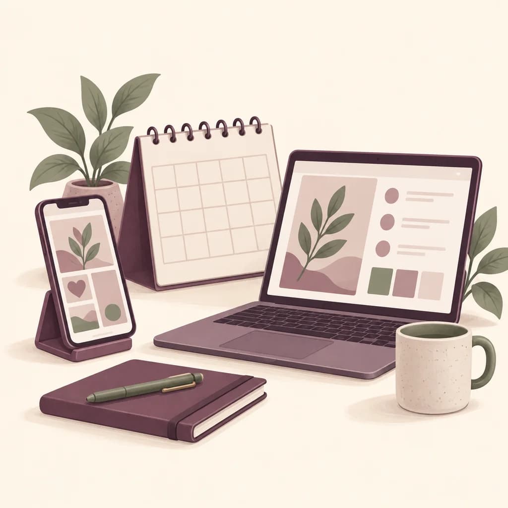 Illustration for social media managers