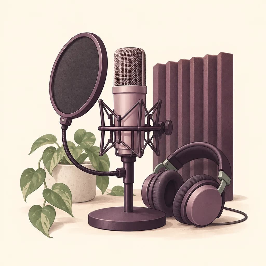 Illustration for voiceover artists